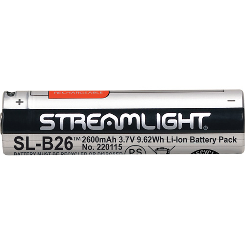 SL-B26&reg; Rechargeable USB Battery Pack, 18650, 3.7 V OSI Industrial Sales