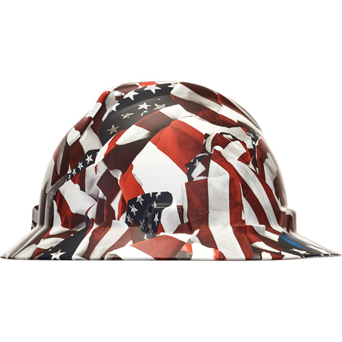 V-Gard&reg; Hydro Dip Full Brim Hard Hat, Meets CSA Type 1, Ratchet Suspension, Non-Vented OSI Industrial Sales