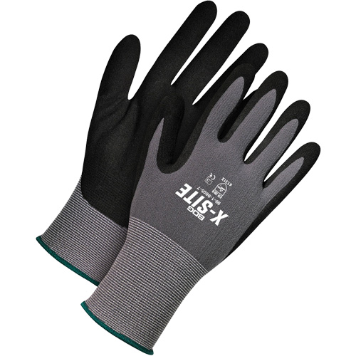 X-Site Lightweight Coated Gloves, 8, Nitrile Coating, 15 Gauge, Nylon/Lycra&reg; Shell OSI Industrial Sales