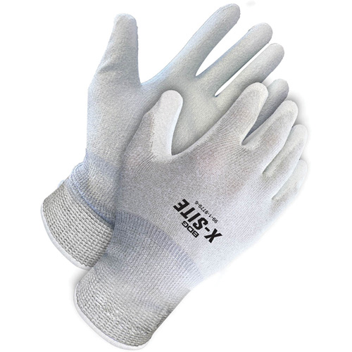 Gants enduits antistatiques X-Site, 8, R&ecirc;vetement Polyur&eacute;thane, Calibre 15, Enveloppe en Nylon/Cuivre OSI Industrial Sales