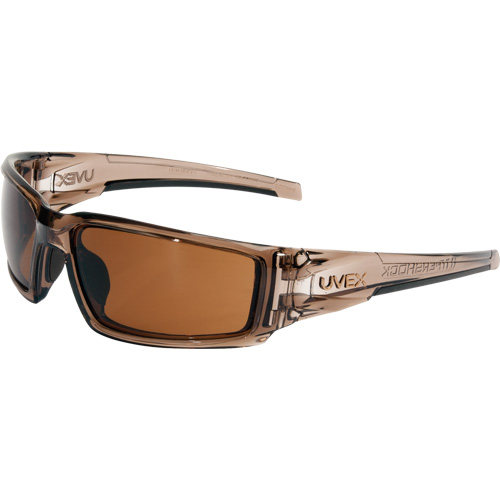 Uvex HydroShield&reg; Hypershock&reg; Safety Glasses, Espresso Lens, Anti-Fog/Anti-Scratch, ANSI Z87+/Meets/Exceeds CSA Z94.3 OSI Industrial Sales