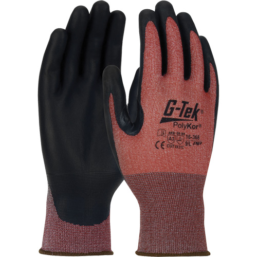 G-Tek&reg; PolyKor&reg; X7 Neuroma&reg; Cut Resistant Gloves, Size Small, 18 Gauge, Polyurethane Coated, Polyethylene Shell, ASTM ANSI Level A3/EN 388 Level C OSI Industrial Sales