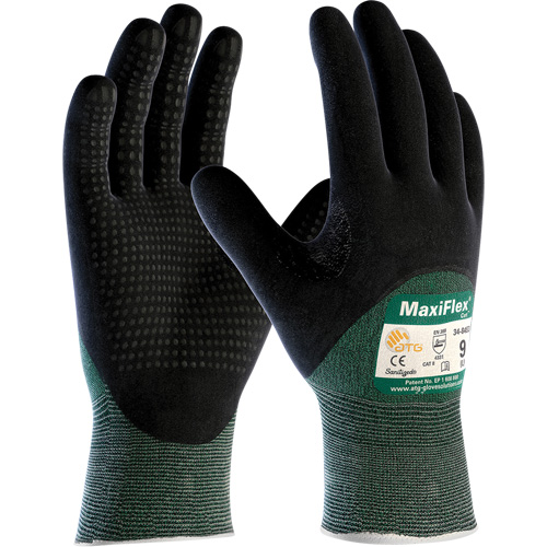 ATG MaxiFlex&reg; Cut Cut Resistant Gloves, Size Small, 15 Gauge, Foam Nitrile Coated, HPPE Shell, ASTM ANSI Level A2/EN 388 Level 3/EN 388 Level B OSI Industrial Sales