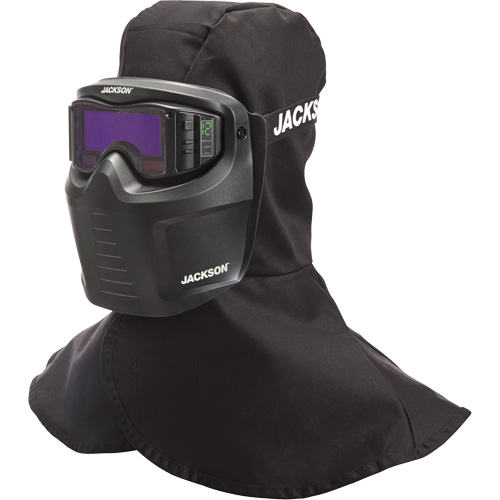 Masque de soudage Rebel ADF, 3,5" lo x 1,3" la Champ de vision, Teinte 3/5-12, Noir OSI Industrial Sales