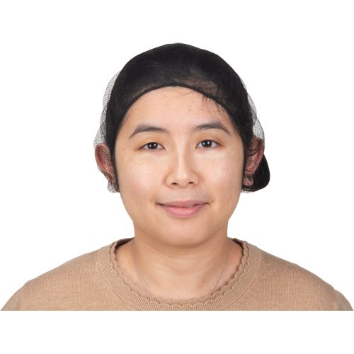 Hair Nets, Nylon, 21", Brown OSI Industrial Sales