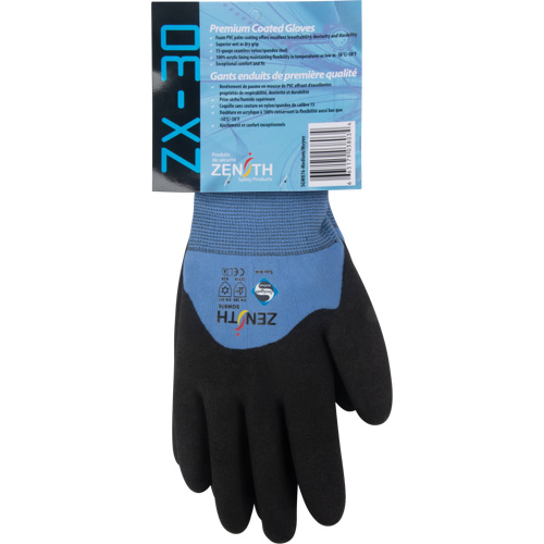 Gants enduits ZX-30° de premi&egrave;re qualit&eacute;, Moyen, R&ecirc;vetement Mousse de PVC, Calibre 15, Enveloppe en Nylon OSI Industrial Sales