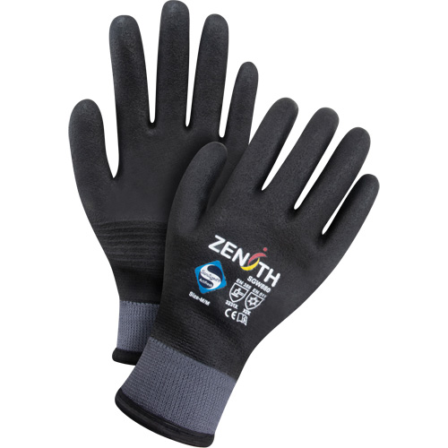 Gants enduits ZX-30° de premi&egrave;re qualit&eacute;, Moyen, R&ecirc;vetement Mousse de PVC, Calibre 15, Enveloppe en Nylon OSI Industrial Sales