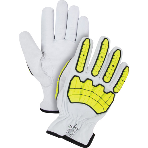 Gants r&eacute;sistants aux coupures et aux chocs, 2T-Grand, Paume en Ch&egrave;vre, Poignet Conducteur OSI Industrial Sales