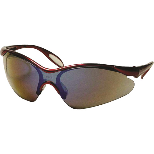 Miranda Safety Glasses, Blue Mirror Lens, Anti-Scratch, Meets/Exceeds CSA Z94.3 OSI Industrial Sales