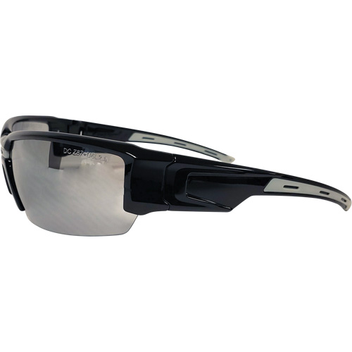 Lunettes de s&eacute;curit&eacute; Hartley, Lentille Miroir fum&eacute;, R&eacute;pond ou surpasse la norme CSA Z94.3 OSI Industrial Sales