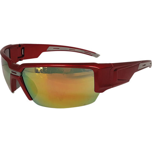Hartley Safety Glasses, Red Lens, Meets/Exceeds CSA Z94.3 OSI Industrial Sales