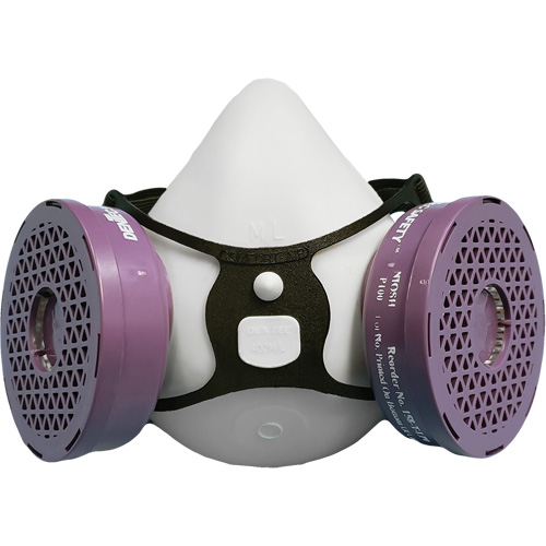 Ensemble de respirateur &agrave; demi-masque P100 Comfort-Air 400Nx noir sans soupape d'expiration, &eacute;lastom&egrave;re/Caoutchouc, Petit/Moyen OSI Industrial Sales