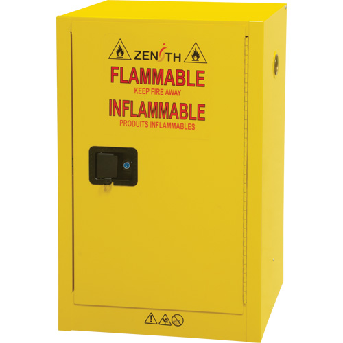 Flammable Aerosol Storage Cabinet, 12 gal., 1 Door, 23" W x 35" H x 18" D OSI Industrial Sales