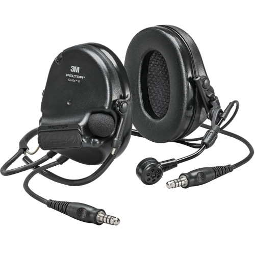 Peltor ComTac VI NIB Dual Lead Headset, Neckband Style, 22 dB OSI Industrial Sales