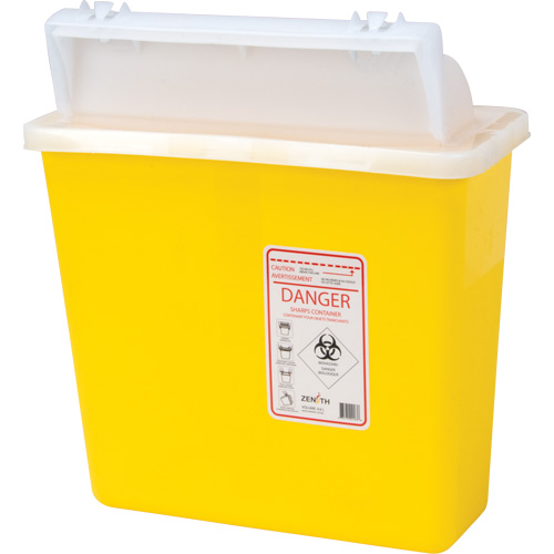 Contenant pour objets pointus et tranchants, Capacit&eacute; de 4,6 L OSI Industrial Sales