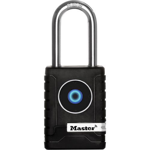 Outdoor Bluetooth&reg; Padlock, Thermoplastic, 2-7/32" Width, Battery Included OSI Industrial Sales