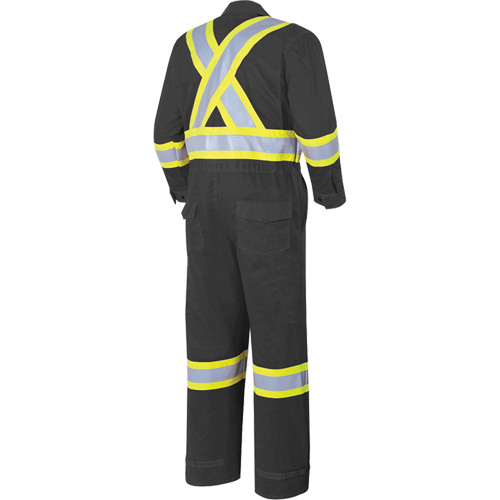 7702BK Combinaison ignifuge et r&eacute;sistant &agrave; l'arc &eacute;lectrique 88/12 FR-Tech, Taille 36, Noir, 9,7 cal/cm² OSI Industrial Sales