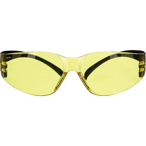 Lunettes de s&eacute;curit&eacute; de s&eacute;rie 100 SecureFit, Lentille Ambr&eacute;e, Antibu&eacute;e/Anti-&eacute;gratignures, ANSI Z87+/R&eacute;pond ou surpasse la norme CSA Z94.3 OSI Industrial Sales