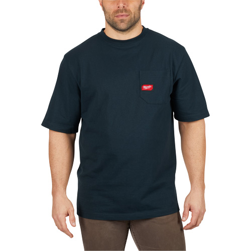 T-shirt robuste avec poche, Hommes, Petit, Bleu OSI Industrial Sales