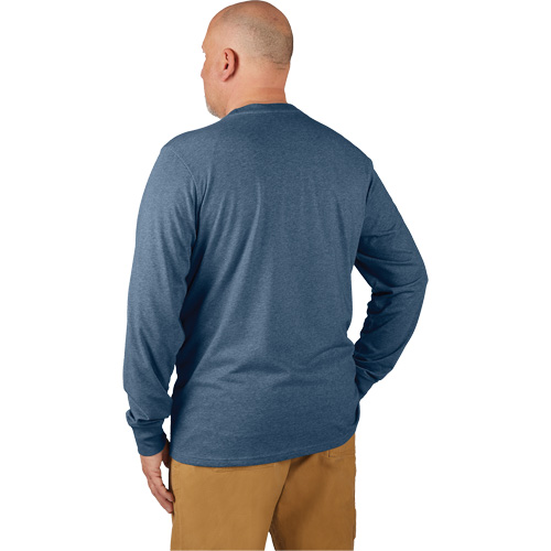 T-shirt de travail hybride, Hommes, Petit, Bleu OSI Industrial Sales