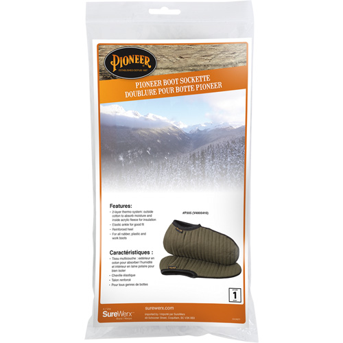 P305 Doublures de bottes, Unisexe, 36, Vert, Coton OSI Industrial Sales