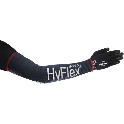 Manchon de compression large et long HyFlex, 18", Kevlar/Polyamide/Spandex/Acier inoxydable, Bleu OSI Industrial Sales