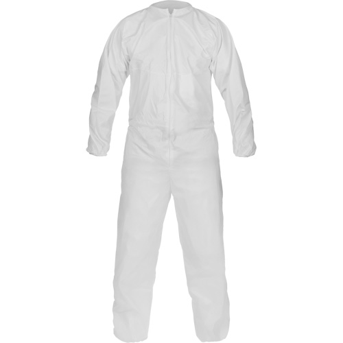Combinaison non st&eacute;rile de fabrication &eacute;co-efficace CleanMax, Moyen, Blanc, Microporeux OSI Industrial Sales