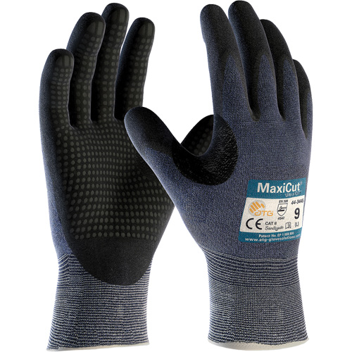 Gants ATG MaxiCut Ultra DT, Taille Grand, Calibre 15, Rev&ecirc;tement Nitrile, Enveloppe en Fil technique, ASTM ANSI niveau A3/EN 388 niveau 5/EN 388 niveau C OSI Industrial Sales
