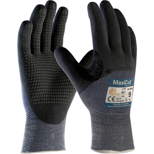 Gants ATG MaxiCut Ultra DT, Taille Grand, Calibre 15, Rev&ecirc;tement Nitrile, Enveloppe en Fil technique, ASTM ANSI niveau A3/EN 388 niveau 5/EN 388 niveau C OSI Industrial Sales