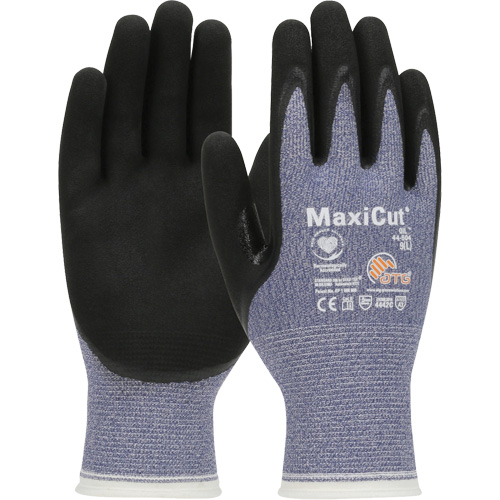 ATG MaxiCut&reg; Oil Cut-Resistant Gloves, Size Large, 15 Gauge, Nitrile Coated, Engineered Yarn Shell, ASTM ANSI Level A3/EN 388 Level 4/EN 388 Level C OSI Industrial Sales