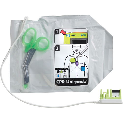 &eacute;lectrodes RCR pour adultes & enfants Uni-Padz, Zoll AED 3 Pour, Classe 4 OSI Industrial Sales