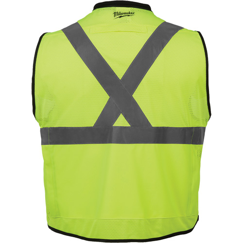 Performance Safety Vest, High Visibility Lime-Yellow, 4X-Large/5X-Large OSI Industrial Sales