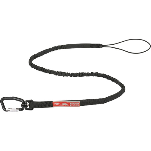 Extended Reach Locking Tool Lanyard, Bungee, Carabiner/Loop OSI Industrial Sales