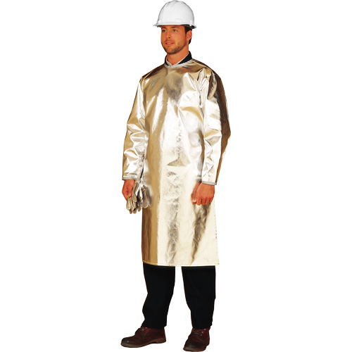 ALM 300 Long Heat Protective Apron/Smock, 48" L, Aluminized Fibreglass OSI Industrial Sales