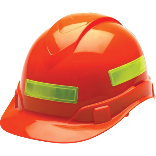 Lime-Green Reflective Hardhat Stickers OSI Industrial Sales