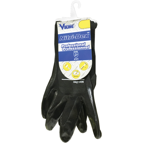 Nitri-Dex Work Gloves, Size 7, Nitrile Coated, Polyester Shell, EN 388 Level 1 OSI Industrial Sales