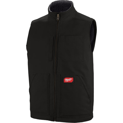 Veste doubl&eacute;e en sherpa ultra-r&eacute;sistante, Hommes, Petit, Noir OSI Industrial Sales
