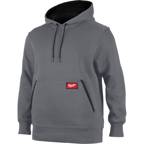 Chandail &agrave; capuchon d&eacute;paisseur moyenne, Hommes, Petit, Gris OSI Industrial Sales