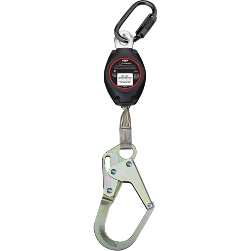 Dynamic Medium Snap Hook Self-Retracting Lifeline, 7', Polyester, Swivel OSI Industrial Sales