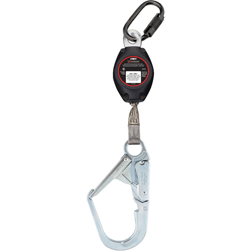 Dynamic Large Snap Hook Self-Retracting Lifeline, 7', Polyester, Swivel OSI Industrial Sales