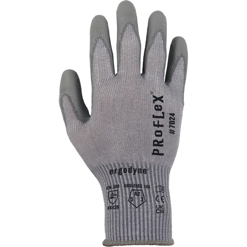 ProFlex 7024 Cut-Resistant Gloves, Size Small, 13 Gauge, Polyurethane Coated, Polyester/HPPE/Spandex Shell, ASTM ANSI Level A2/EN 388 Level B OSI Industrial Sales