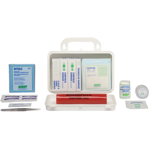 Trousse de premiers soins, R&eacute;pond &agrave; la norme CSA Z1220-17 type 1 individuelle, Personnel (1 travailleur) OSI Industrial Sales