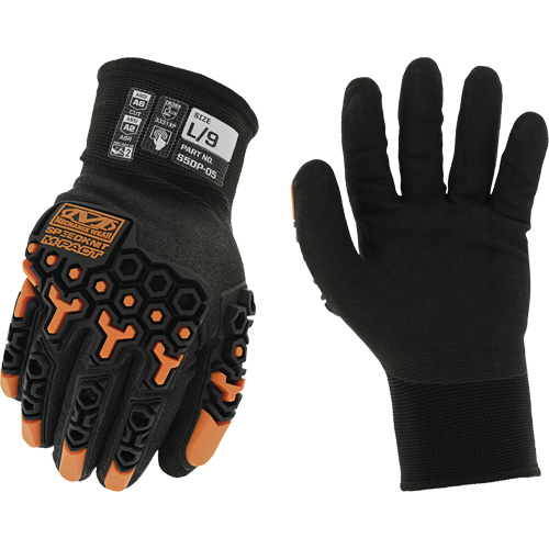 Gants thermiques Speedknit M-Pact, 7, Paume en Nitrile, Poignet Poignet en tricot OSI Industrial Sales