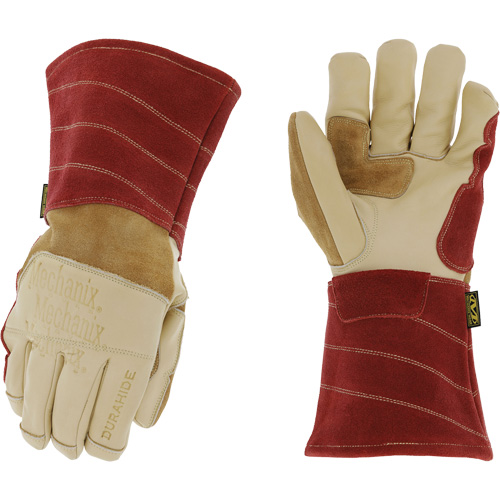 Flux Torch Welding Gloves, Grain Cowhide, Size 8 OSI Industrial Sales