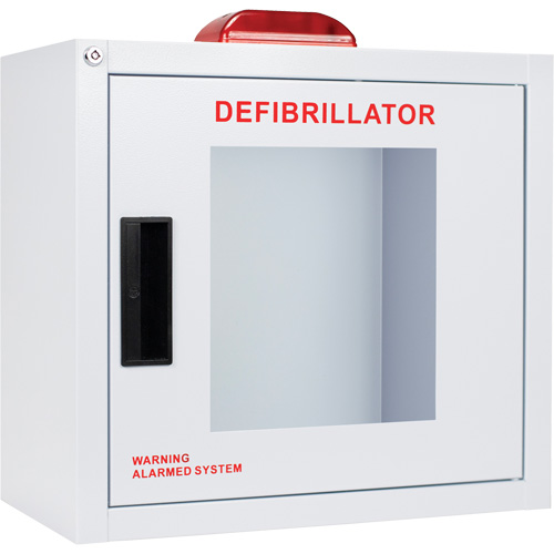 Standard Large AED Cabinet with Alarm & Strobe, Zoll AED Plus&reg;/Zoll AED 3/Cardio-Science/Physio-Control For, Non-Medical OSI Industrial Sales