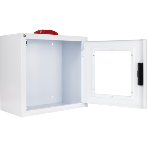 Standard Large AED Cabinet with Alarm & Strobe, Zoll AED Plus&reg;/Zoll AED 3/Cardio-Science/Physio-Control For, Non-Medical OSI Industrial Sales
