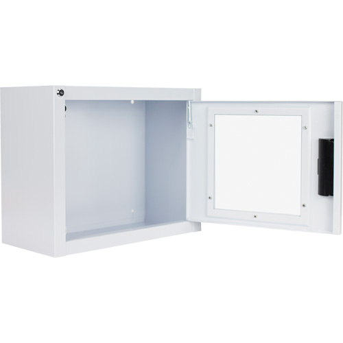 Standard Compact AED Cabinet with Alarm, Philips/Defibtech/Heartsine For, Non-Medical OSI Industrial Sales