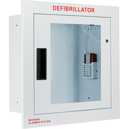 Fully Recessed Large Cabinet with Alarm, Zoll AED Plus&reg;/Zoll AED 3/Cardio-Science/Physio-Control For, Non-Medical OSI Industrial Sales