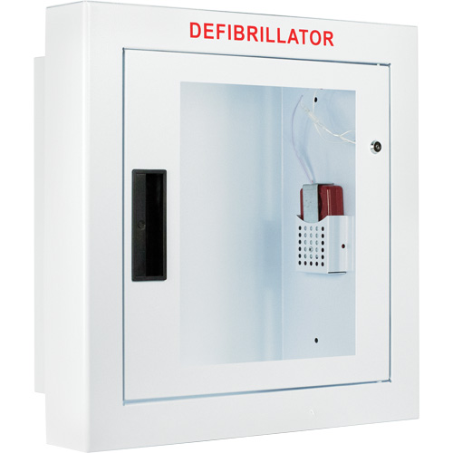 Semi-Recessed Large Cabinet with Alarm, Zoll AED Plus&reg;/Zoll AED 3/Cardio-Science/Physio-Control For, Non-Medical OSI Industrial Sales