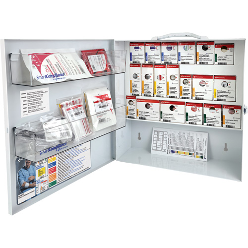 SmartCompliance&reg; First Aid Cabinet, Meets CSA Z1220-17 Type 2 Low-Risk Environment, Small (2-25 Workers) OSI Industrial Sales